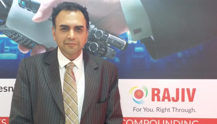 Pic of Hemant Minocha, Director, Rajiv Plastic Industries New Surangi plant pic.