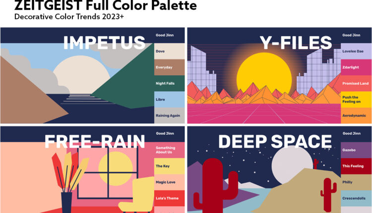 Brighten Your World With “Zeitgeist”, Heubach’s 2023 Decorative Color Trends